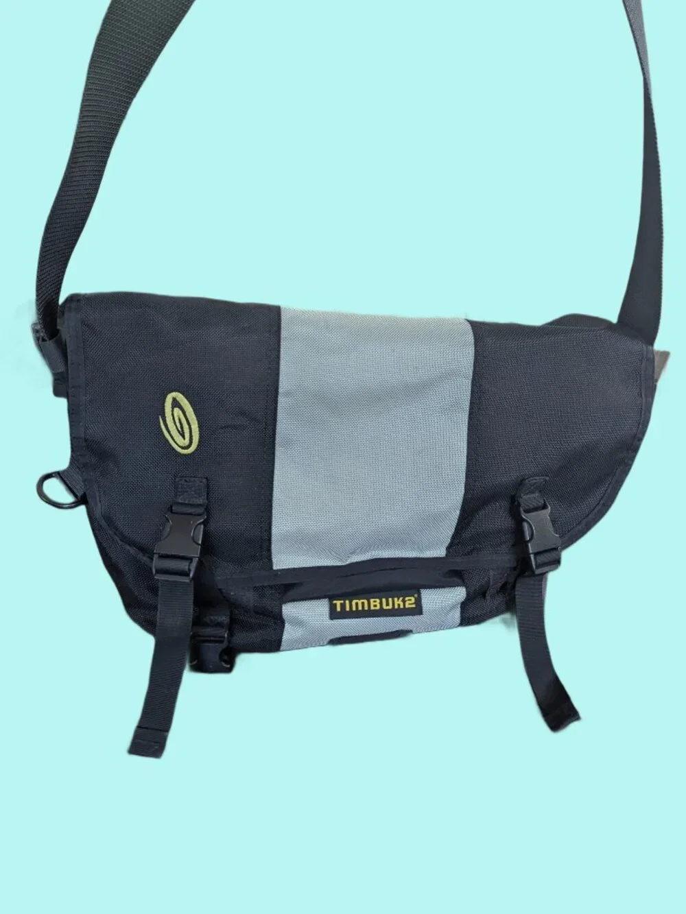Timbuk2 Black and Gray Messenger Bag with Adjustable Shoulder strap